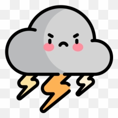 Thunder - Free Weather Icons Emoji,Emoji Thunderstorm