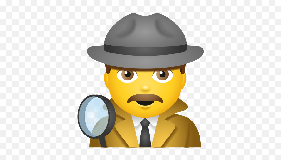 Man Detective Icon - Gentleman Emoji,Detective Hat Emoji