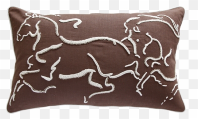 Running Horses Decorative Pillow - Furniture Style Emoji,Hand Emoji Pillows