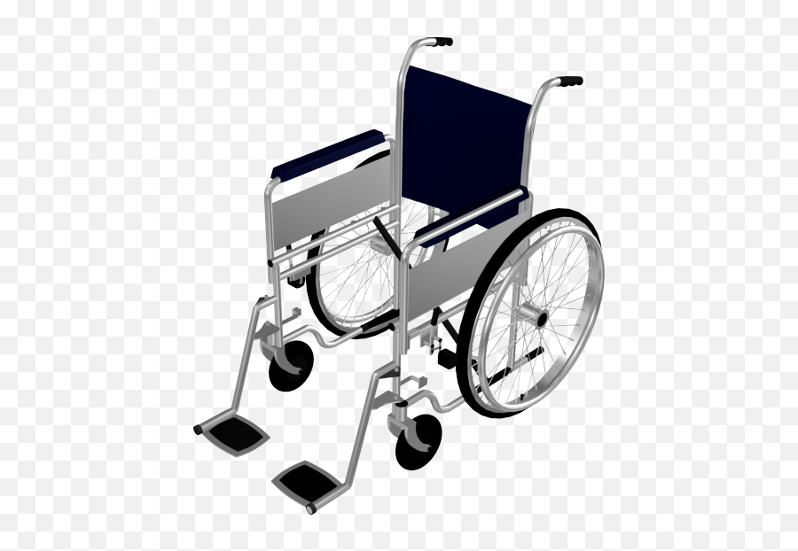 Hospital Clipart Wheelchair - Wheelchair 3d Model Free Emoji,Wheelchair Emoji