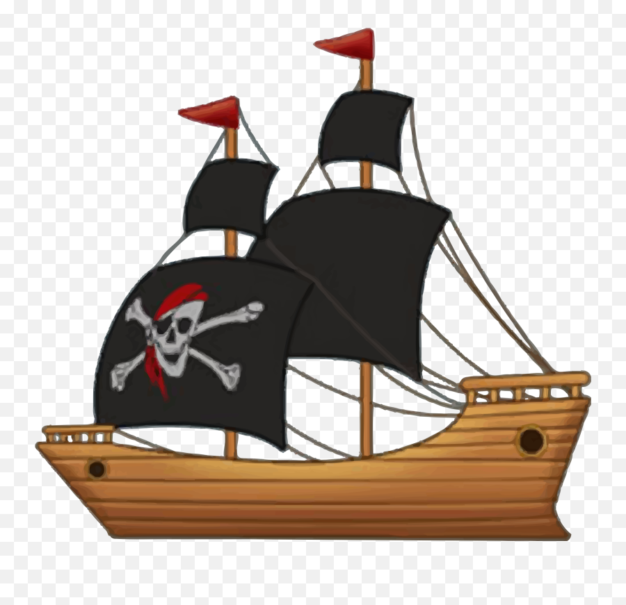 Pirate Ship - Free Pirate Ship Clip Art Emoji,Pirate Emoji