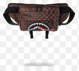 Split Checkered Double Cargo Crossbody - Sprayground Split Checkered Doubleside Crossbody Emoji,Emoji Crossbody