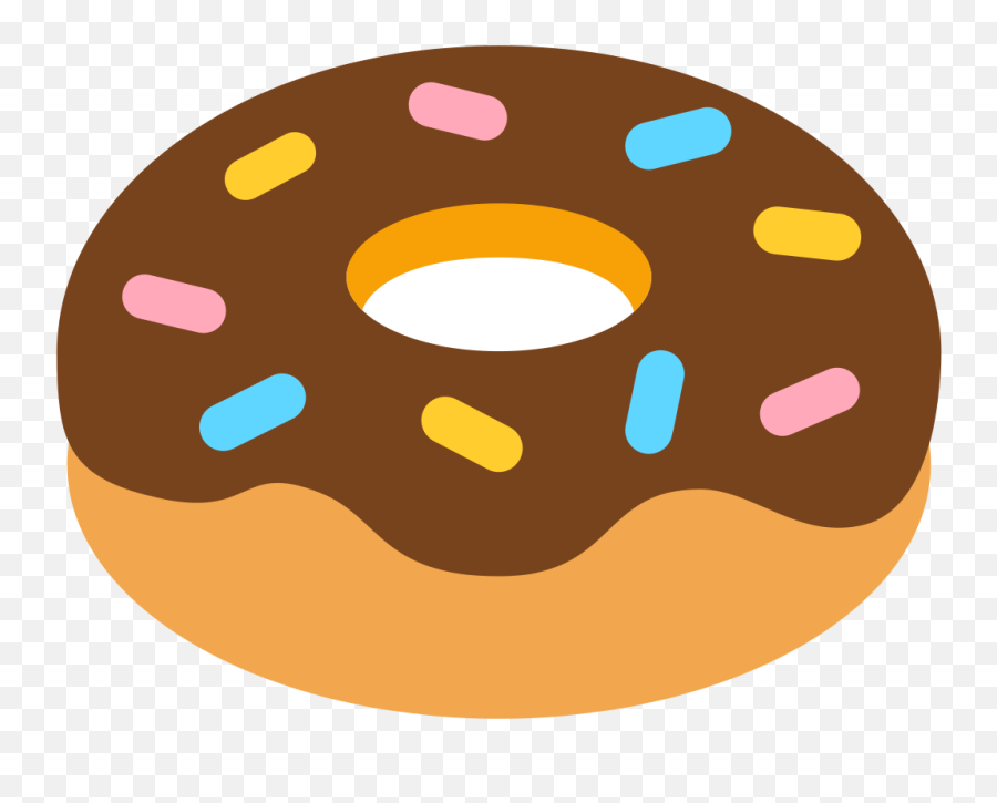Doughnut Emoji - Food Emoji,Apple Bagel Emoji