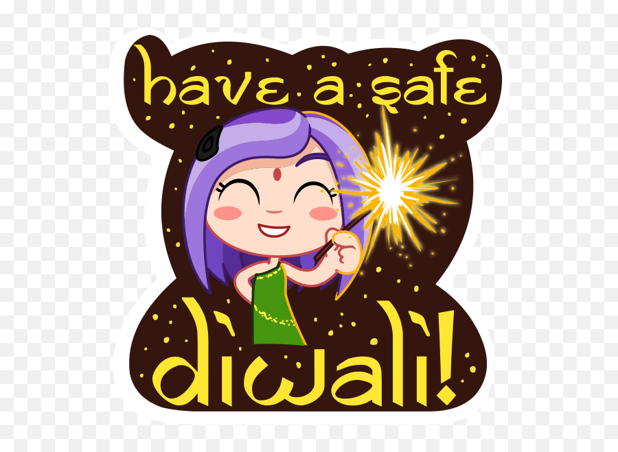 Whatsapp Stickers Png Diwali - Freewhatsappstickers Hike Happy Diwali Stickers Emoji,Happy Diwali Emoticons