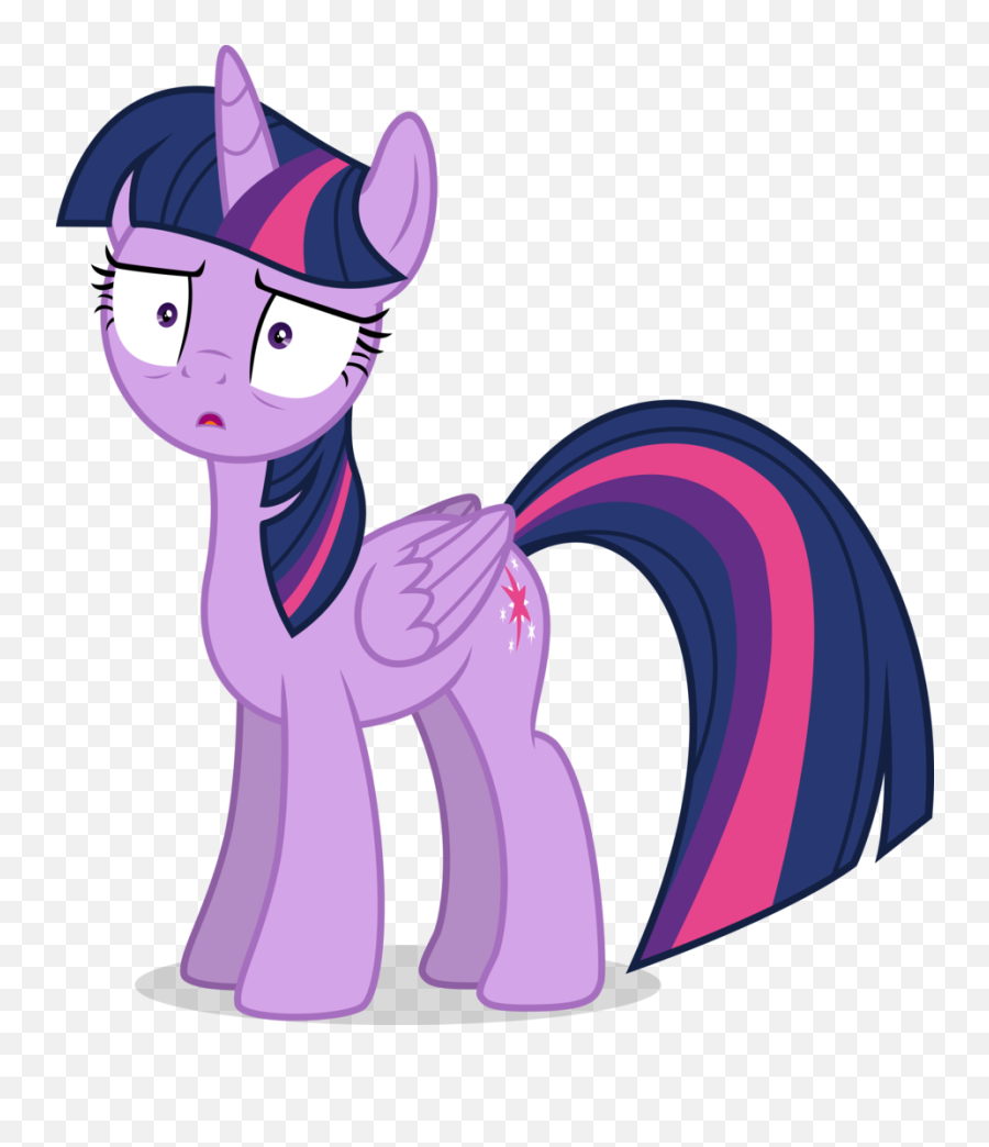 Download Hd Twilight Sparkle Confused Png Clip Transparent - My Little Pony Princess Twilight Sparkle Emoji,Confused Emoji Transparent Background