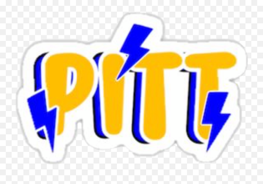 Pitt H2p Hailtopitt Pittsburgh Sticker - Language Emoji,Pitt Emoji