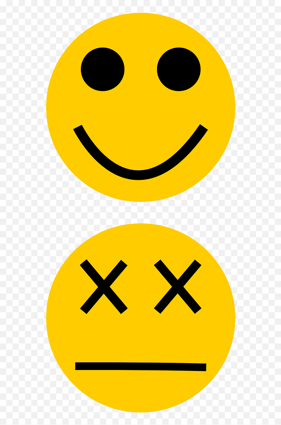 Smiley Emoticon Sick Dead - Dead Or Alive Clipart Emoji,Dead Emoticon