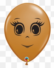 Mocha Brown 100 Count Masculine Face - A Boy Balloon Clipart Transparent Background Emoji,Emoji Balloons For Sale