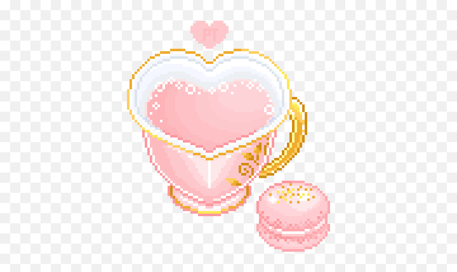 I Draw Pixel Stuff - Cute 8 Bit Food Art Emoji,Macaroons Tumblr Emojis