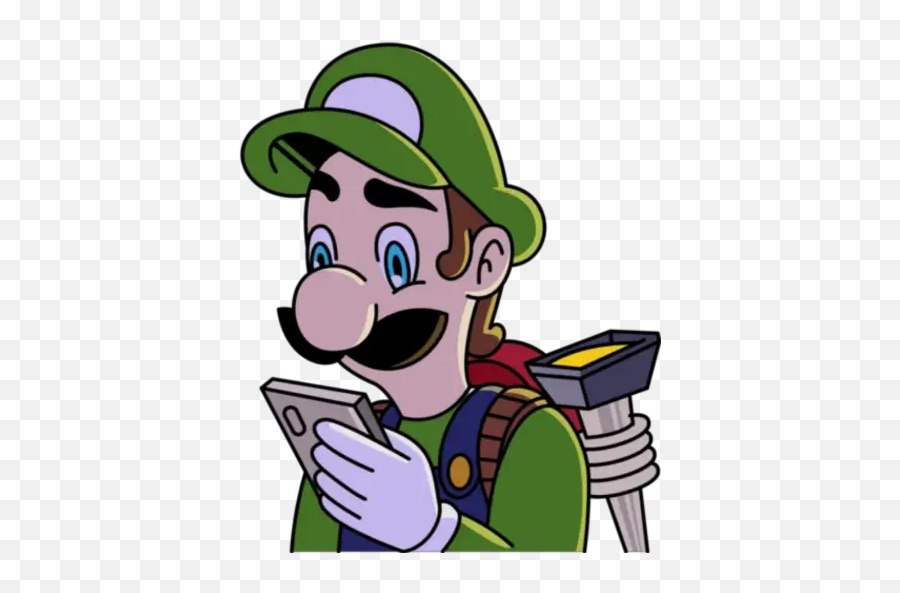 Luigi Stickers For Whatsapp - Fictional Character Emoji,Luigi Emojis