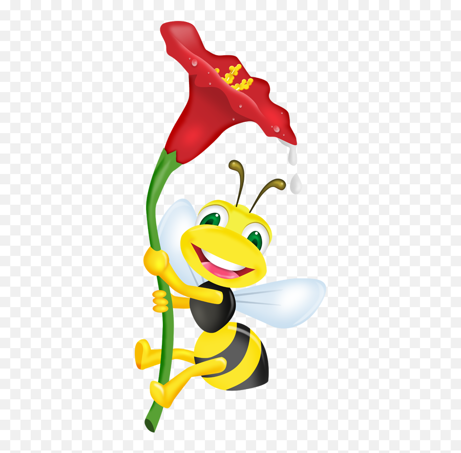 Dibujos Infantiles Png - Buscar Con Google Cosas Lindas Cartoon Clipart Bee On Flower Emoji,Gusano Emoticon