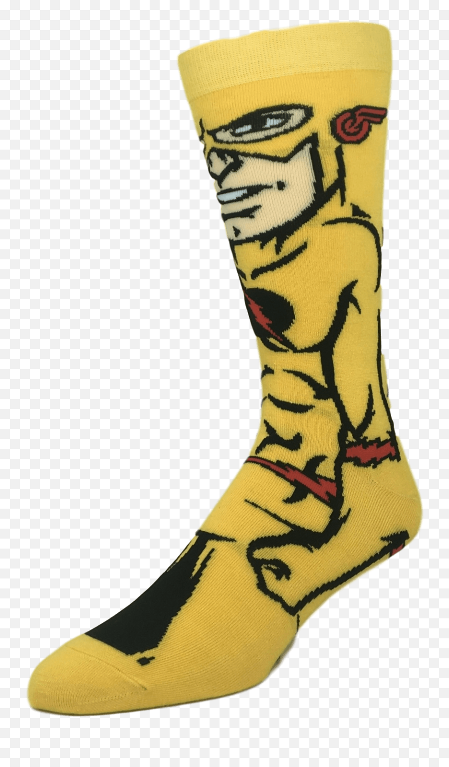 Dc Comics Reverse Flash 360 Superhero Socks - Girly Emoji,Gold Mask Emotion Dc Comics