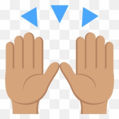 In Celebration Tone 3 - Black Praise Hands Emoji Png,Celebratin Emoji
