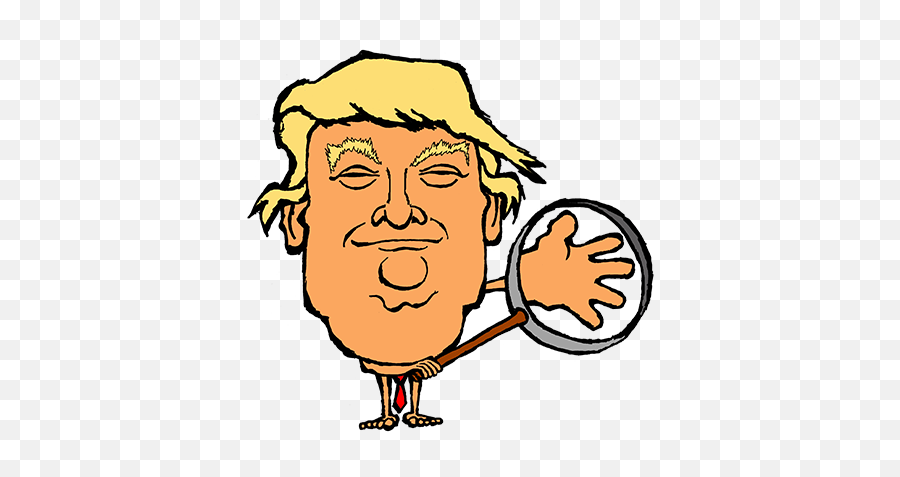 Trump Fat Heads By Rick Brown - Happy Emoji,Trump Hair Emoji