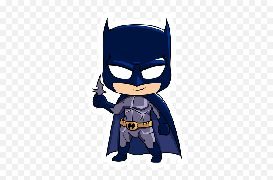Dc Chibi Batman Sticker - Sticker Mania Batman Emoji,Emoticons Superhero Wonder Women