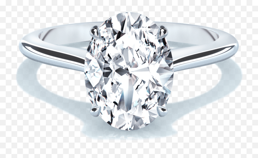 The Classic - Lab Created Diamond Engagement Ring Solid Emoji,Emotions Diamonds Idd