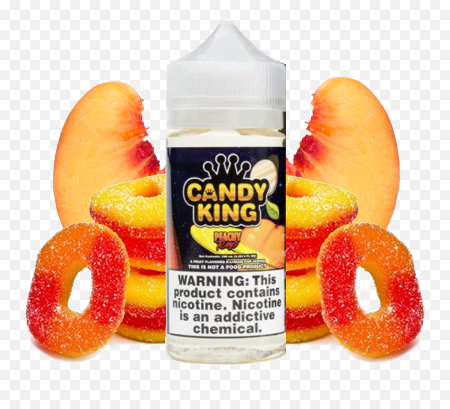 Candy King - Peach Candy King Vape Juice Emoji,Emoji Liquids Peach Rings Vape Juice