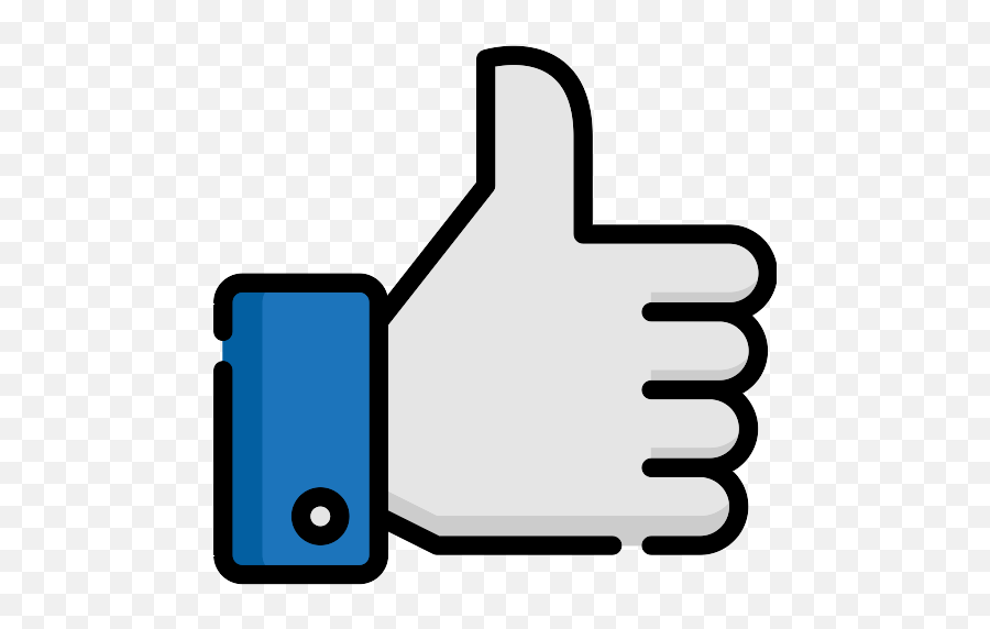 Like Vector Svg Icon - Facebook Thumbs Up Emoji,Clipart Emojis Facebook Messenger
