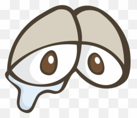 Rolling Eyes Emoji - Sad Cartoon Eyes Crying,Rolls Eyes Emoji