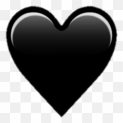 Heart Black Png Posted By Sarah Mercado Emoji,Hollow Heart Emoji