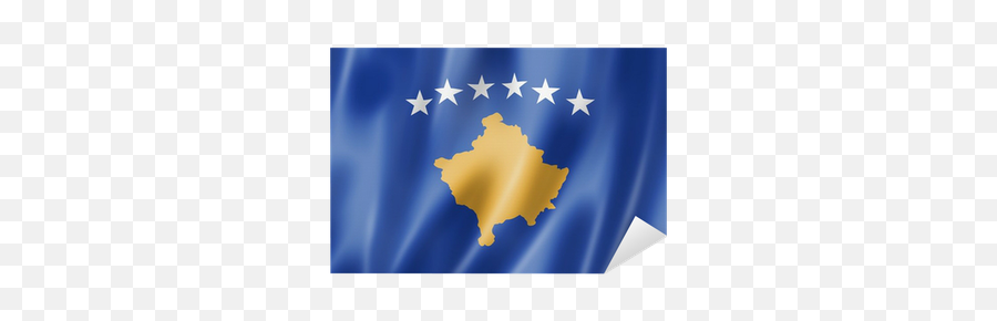 Sticker Kosovo Flag - Pixersus Emoji,Windows 10 Flag Emojis