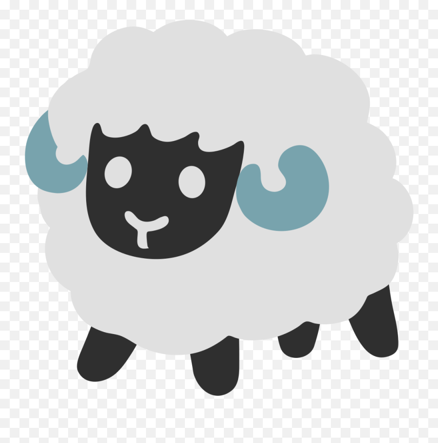 Goat - Transparent Background Sheep Emoji,Goat Emoji