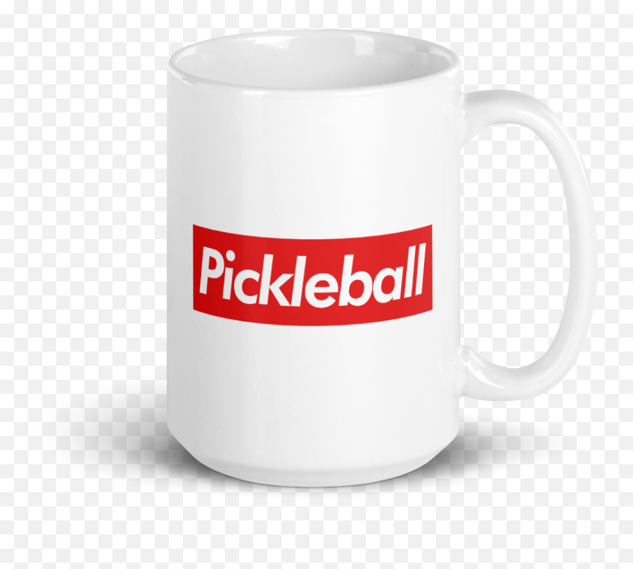 Supreme Pickleball Coffee Mug - Serveware Emoji,Coffee Drinking Emoji