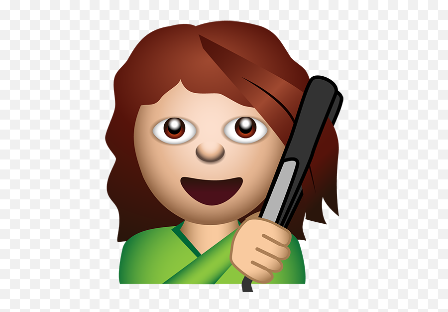 Lu0027oreal Digital Stickers Boston Creative Studio - Happy Emoji,Girl With Brown Hair Emoji