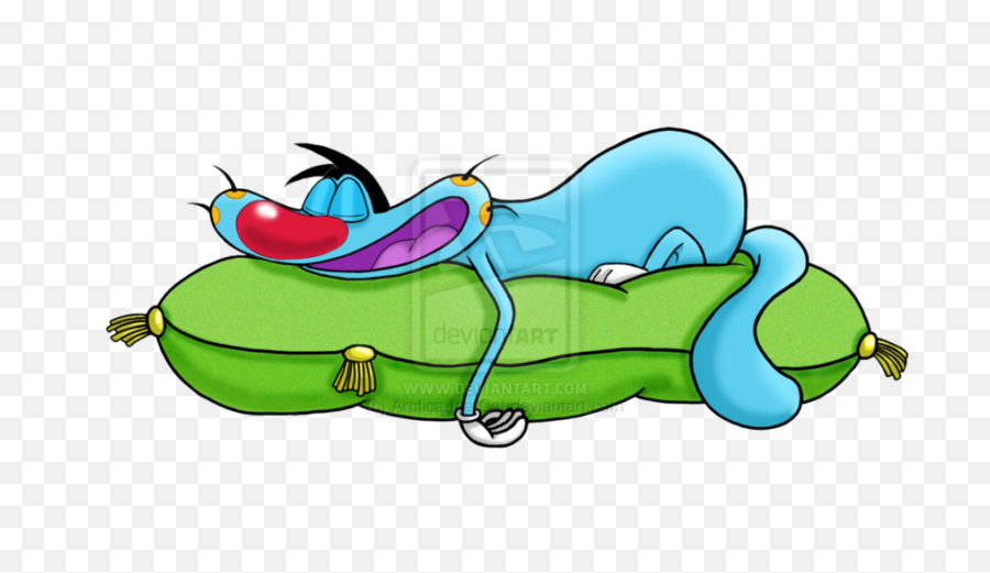 Transparent Nap Clipart - Oggy And The Cockroaches Cute Emoji,Cockroach Emoji