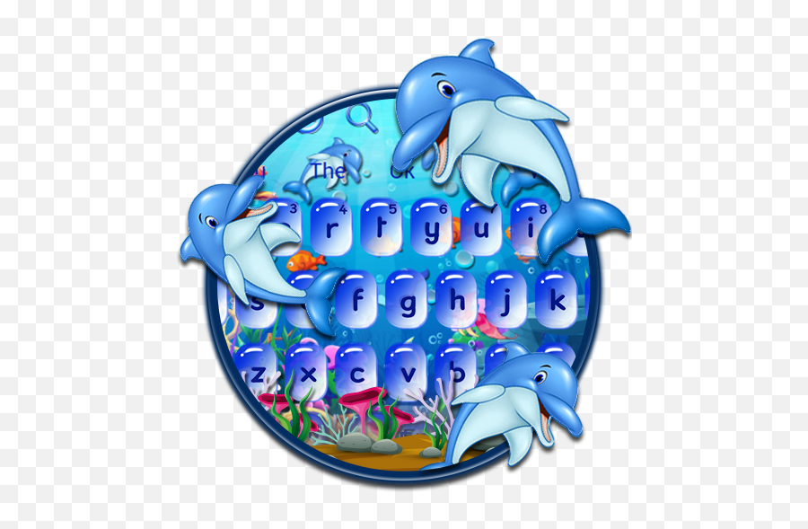 Cute Fish Keyboard U2013 Apps On Google Play - Common Bottlenose Dolphin Emoji,Dolphin Emojis