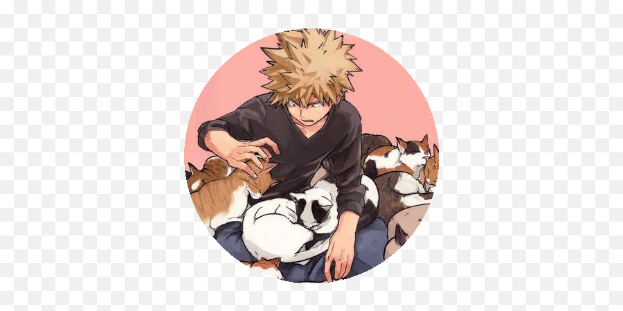 Use Links Below To Save Image Anime Anime Characters My - Bakugou Gatito Emoji,Caracthers Witrhout Emotions Bnha