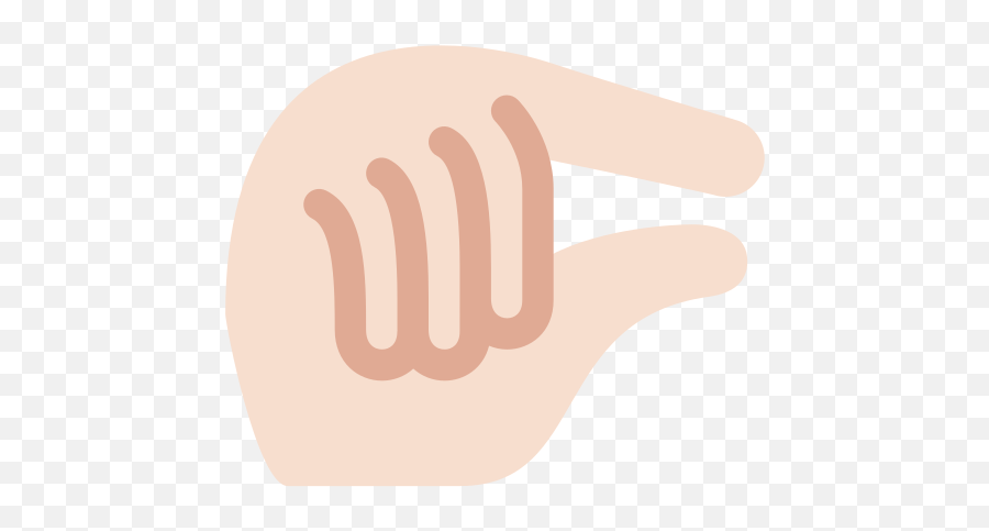 Pinching Hand Light Skin Tone Emoji - Pinching Hand Emoji Png,Ok Hand Emoji