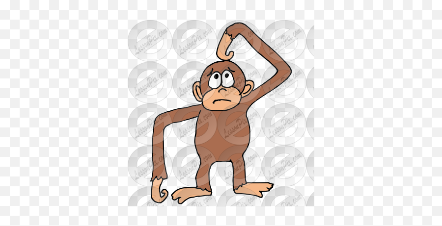 Confused Monkey Picture For Classroom Emoji,Do Chimps Have Emotions Do Chimps Create And Use Tools