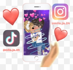 Edit Msp Girls Hearts Love Sticker - Social Media Logo Graphics 2020 Emoji,How To Do The Heart Emoji In Msp