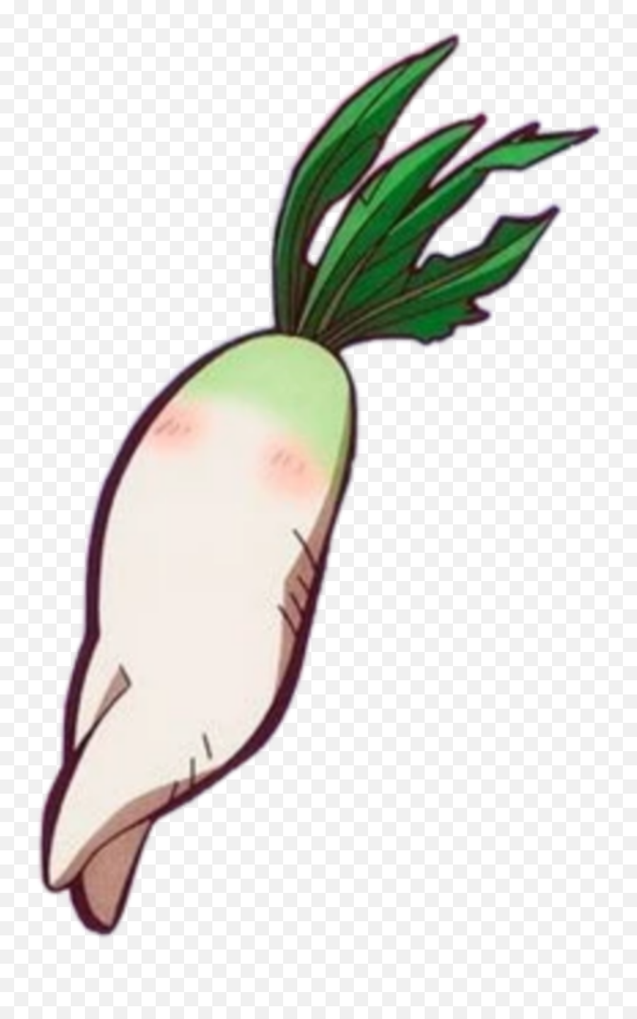 Daikon Sticker By Marisol - Fresh Emoji,Change Emoji Root