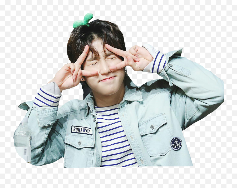 Jisung Straykids If Used Please Sticker By Hiatus - Fun Emoji,Hand Salute Emoji