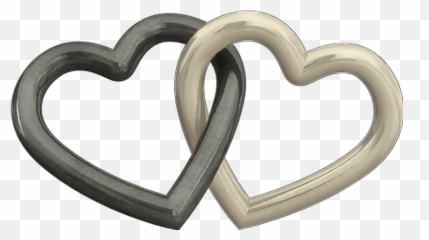 Hearts Corazones Silver Plata Sticker - Solid Emoji,Emojis Boda Novios Anillo