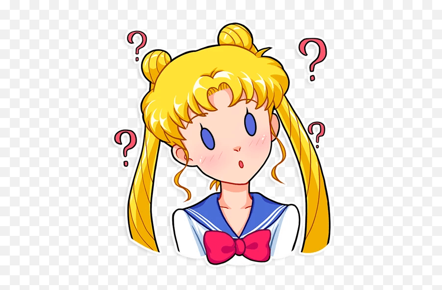 Sailor Moon - Telegram Sticker Sailor Moon Faces Stickers Emoji,Discord Emojis Free Sailor Moon