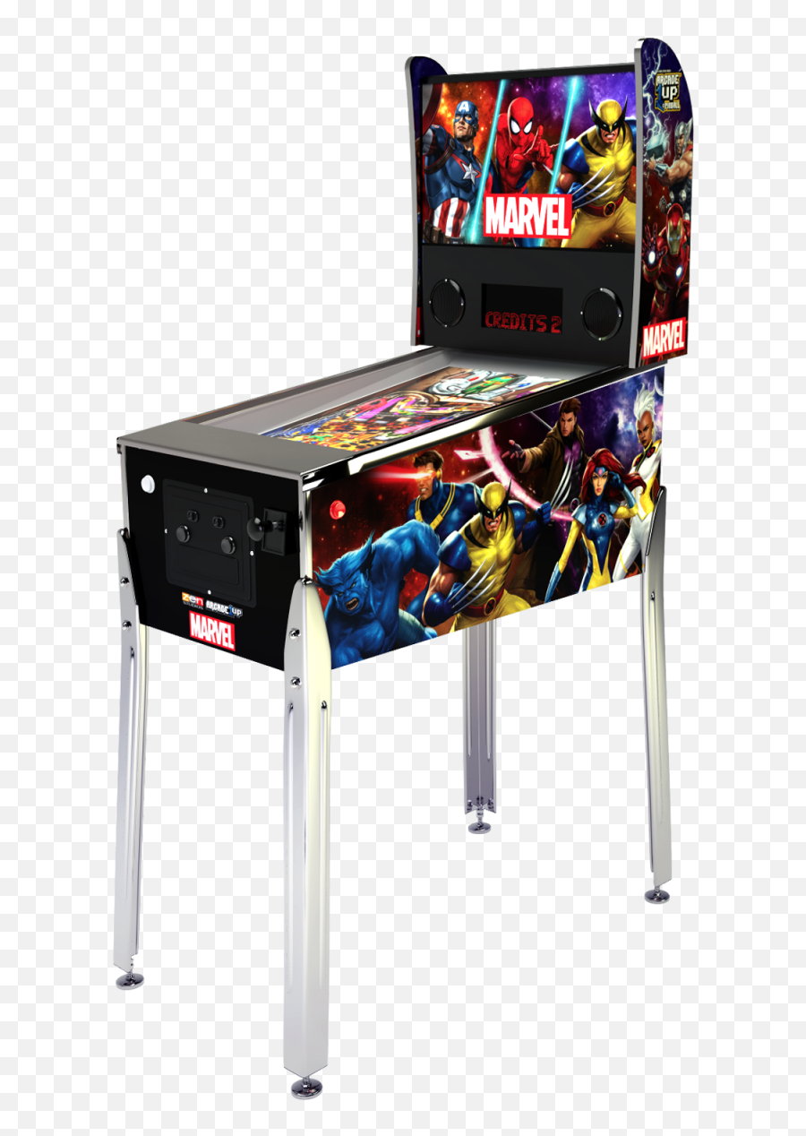 Arcade1up Announces New Marvel Pinball And Marvel Vs Capcom - Arcade 1up Pinball Emoji,Heroes Of The Storm How To Use Emojis In Game