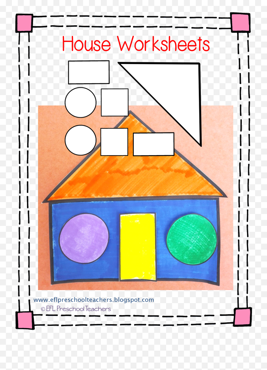 Pin On Esl Board - Parts Of The House Worksheets For Preschool Emoji,Seeing People Emotions In Shapes
