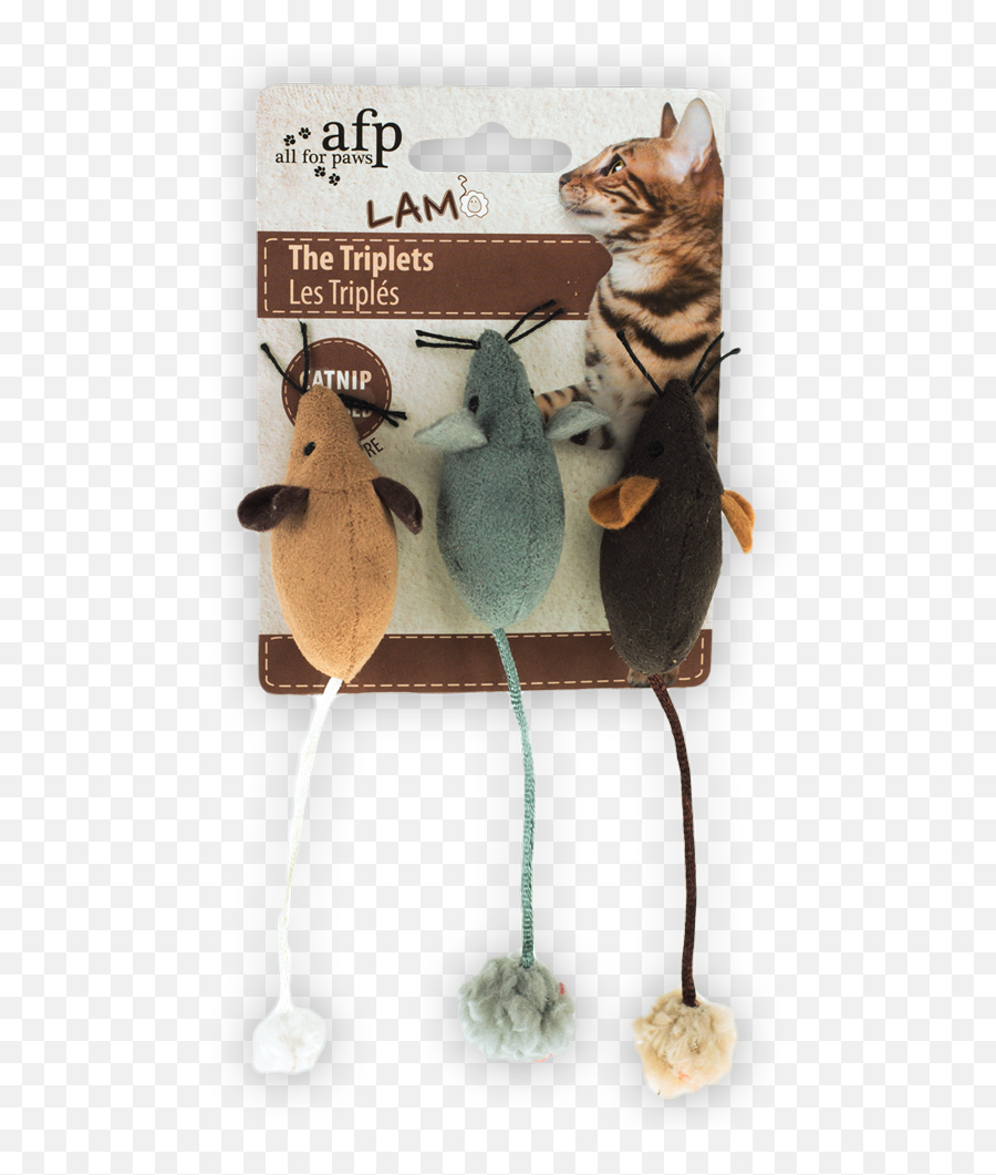 Catnip Cat Toys - Afp Lambswool The Triplets Emoji,Chick Emoji Stuffed Animal