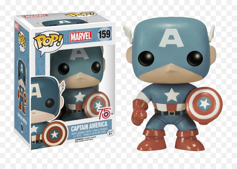 Funko Pop Captain America Sepia Tone - Captain America Funko Pop Emoji,Captain America Emotion Cards