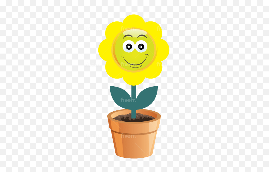 Cartoonize Any Object Or Transform It In Emoticons By - Flowerpot Emoji,Turkish Emoticons