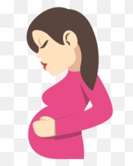 Pregnant Woman Emoji Clipart - Gravida Emoji Png,Pregnancy Emoji