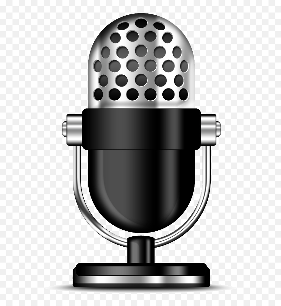 Podcast Clipart Microphone Transparent - Transparent Background Microphone Emoji,Podcast Emoji