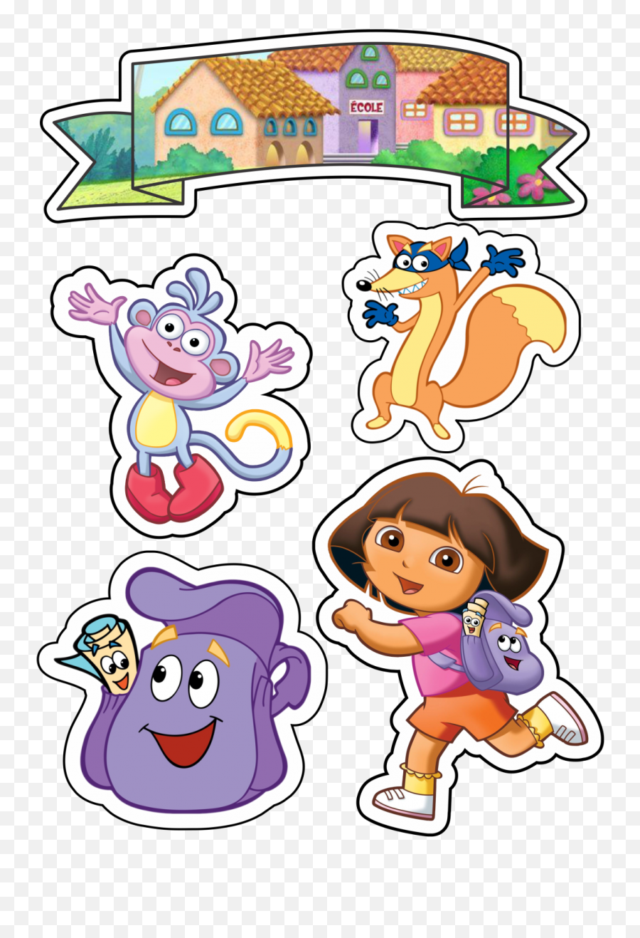 Dora Aventureira Decoração Festa De Aniversário Infantil Emoji,Emoji Ligando