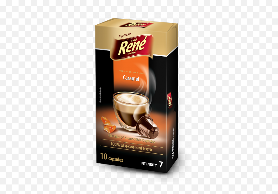 Rene Caramel Coffee Capsules Emoji,Caramel Color Emotion