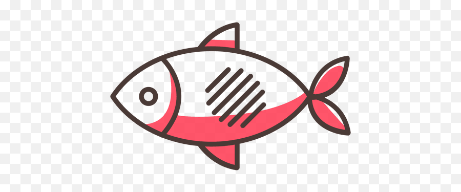 Fish Stroke Icon With Shadows Transparent Png U0026 Svg Vector Emoji,Fish Emoticon Set