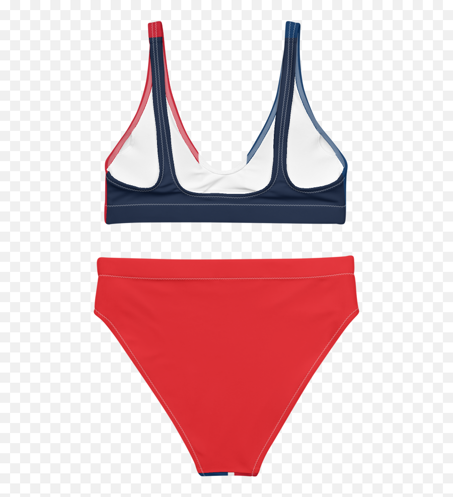 Dominican Republic Flag High - Waisted Two Piece Bikini Set Emoji,Emoji Dominican For Samsung