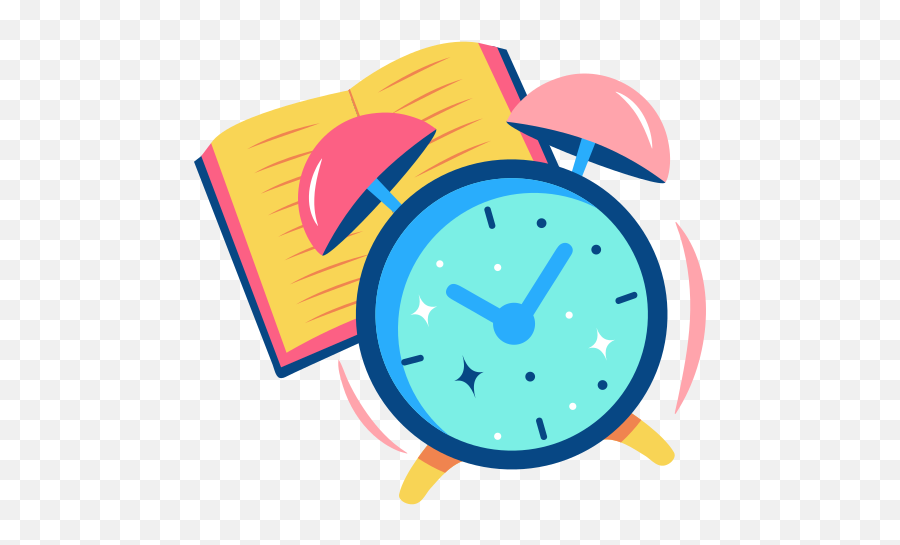Alarm Clock Stickers - Free Education Stickers Emoji,One Hour Emoji